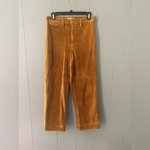 Madewell Slim Emmett Wide Leg Crop Size 27